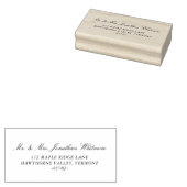 Tampons Encreurs Classic Wedding  Calligraphy Wedding Address Stamp (Tamponné)