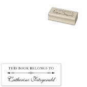 Tampons Encreurs Classique Ce livre appartient à Nom de script pers (Tamponné)