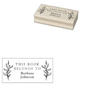 Tampons Encreurs Classique Feuilles Simple La Bibliothèque De Nom P (Tamponné)