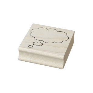 Tampons Encreurs Cloud Talk Buble Wood Art Stamp