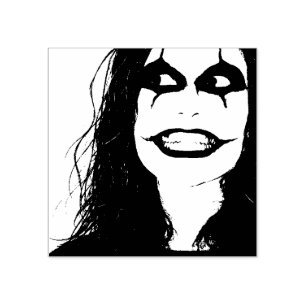 Tampons Encreurs Clown d'Halloween effrayant