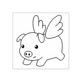 Tampons Encreurs Cochon volant, cochon avec ailes (Impression)