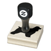 Tampons Encreurs Cocker Spaniel Chien Silhouette Timbre en Caoutcho (Tampon)