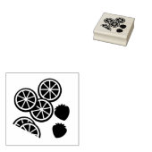 Tampons Encreurs Cocktail Timbre en caoutchouc de fruits (Tamponné)