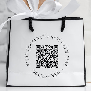 Tampons Encreurs Code QR 4X5 Noël Fêtes Simple pour Entreprise