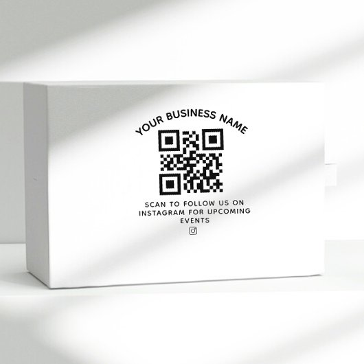 Tampons Encreurs Code QR d'entreprise et Sticker circulaire de text
