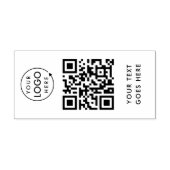 Tampons Encreurs Code QR | Logo d'entreprise Moderne Professionnel (Impression)