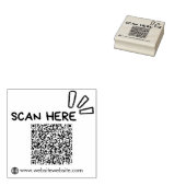 Tampons Encreurs Code QR moderne et simple Entreprise moderne (Tamponné)