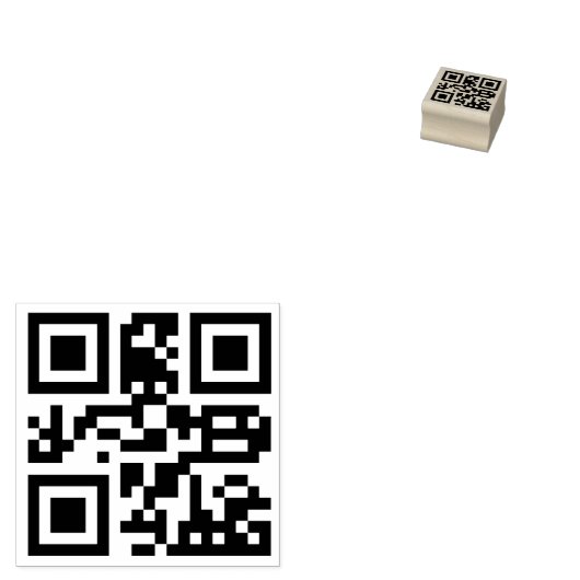 Tampons Encreurs Code QR personnalisé Scannage d'adresse Web en cao (Tamponné)