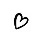 Tampons Encreurs Coeur de brosse simple à main | Motif (Impression)