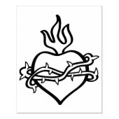 Tampons Encreurs Coeur de Jésus 2 illustration Timbre d'art motif (Impression)
