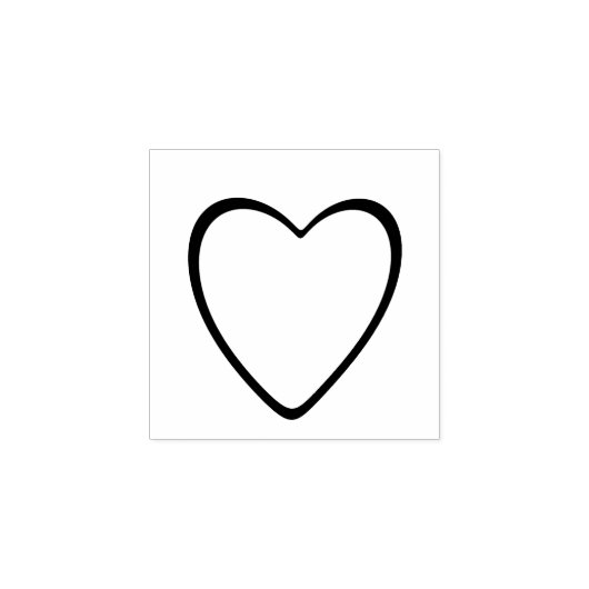 Tampons Encreurs Coeur de timbre en caoutchouc mini mignon (Impression)