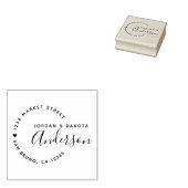 Tampons Encreurs Coeur & Élégant Script Nouvelles mauvaises herbes  (Tamponné)