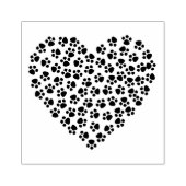 Tampons Encreurs Coeur Empreinte de patte (Impression)