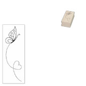 Tampons Encreurs Coeur papillon - Couleur moi (Tamponné)