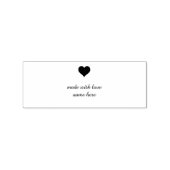 Tampons Encreurs Coeur solide fait avec amour (Impression)