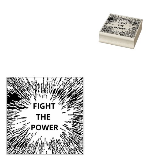 TAMPONS ENCREURS COMBATTRE LE POUVOIR (Tamponné)