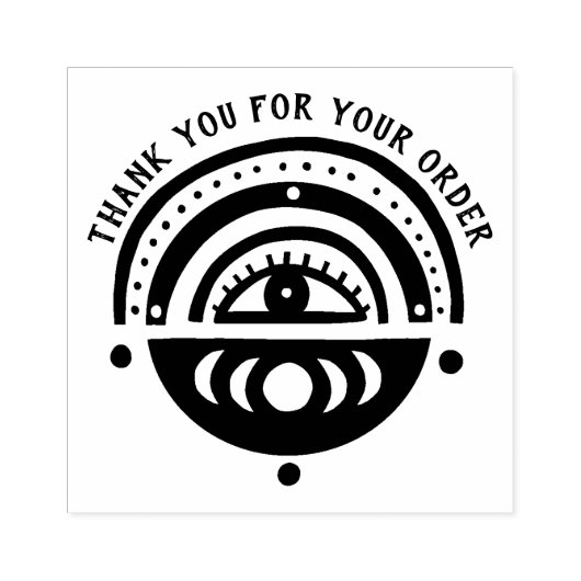 Tampons Encreurs Commande de Boho d'oeil mystique grâce personnalis (Impression)