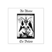 Tampons Encreurs Comme Ci-Dessus, Ainsi Ci-Dessous (Baphomet) (Impression)