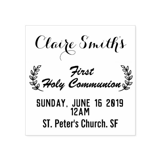 Tampons Encreurs communion stamp (Impression)