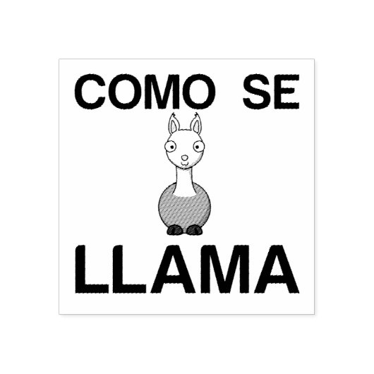TAMPONS ENCREURS COMO SE LLAMA (Impression)