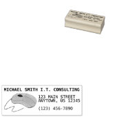 Tampons Encreurs Computer Mouse Electronics Tech Consultant Adresse (Tamponné)
