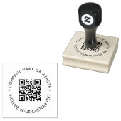 Tampons Encreurs Conception de branding d'entreprise de code QR ron (Tamponné)