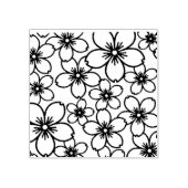 Tampons Encreurs CONCEPTION DE FLEURS DE Timbre D'Art Bois (Impression)