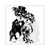 Tampons Encreurs Conception de mariage Terrier (Impression)