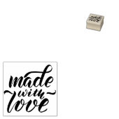 Tampons Encreurs Conception de script fait avec amour (Tamponné)