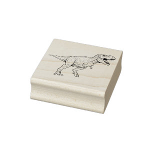 Tampons Encreurs Conception de Tyrannosaurus Rex préhistorique rugi