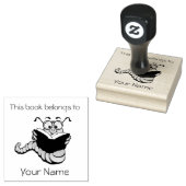 Tampons Encreurs Conception d'étiquette de livre de bibliophile tam (Tamponné)