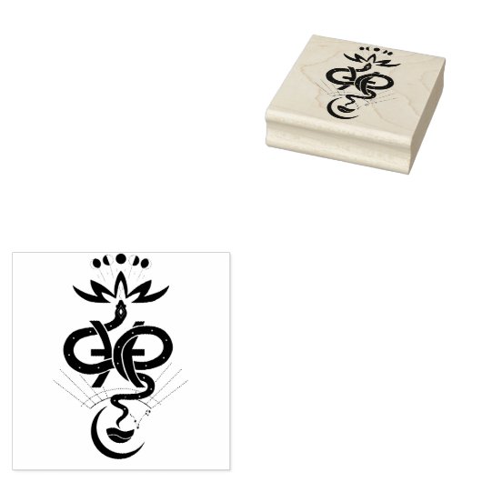 Tampons Encreurs Conception originale pour l'impression Snake 2025, (Tamponné)