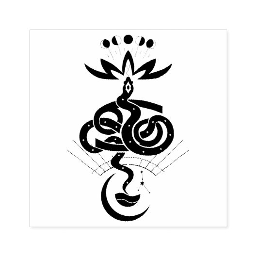 Tampons Encreurs Conception originale pour l'impression Snake 2025, (Impression)