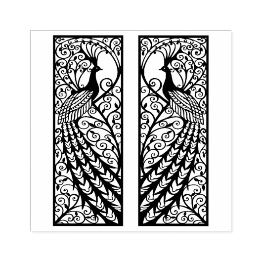 Tampons Encreurs Conception Peacock (Impression)