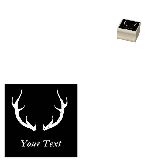 Tampons Encreurs Conception simple d'Antler (Tamponné)