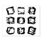 Tampons Encreurs Conception vectorielle des cubes de glace (Impression)