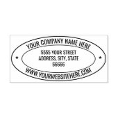 Tampons Encreurs Concevez votre propre adresse Modèle en caoutchouc (Impression)