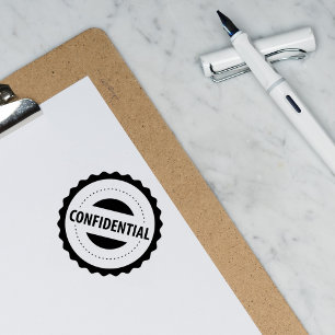 Tampons Encreurs Confidentiel, Comptable, Petite Entreprise