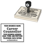 Tampons Encreurs Conseiller d'orientation avec nom, adresse, etc (Tamponné)