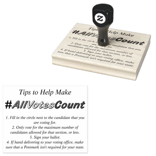 Tampons Encreurs Conseils pour s'assurer que tous les votes compten (Tamponné)