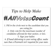 Tampons Encreurs Conseils pour s'assurer que tous les votes compten (Impression)