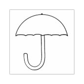 Tampons Encreurs Contour simple parapluie, Timbres en caoutchouc (Impression)