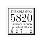 Tampons Encreurs Cool Carré Timbre en bois personnalisé (Impression)