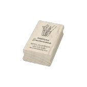 Tampons Encreurs Coordonnées professionnelles d'artiste illustrateu (Tampon)