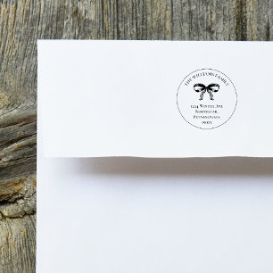 Tampons Encreurs Coquette du millénaire Adresse de retour de Noël