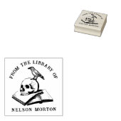 Tampons Encreurs Corbeau | Crâne gothique De La Bibliothèque De (Tamponné)