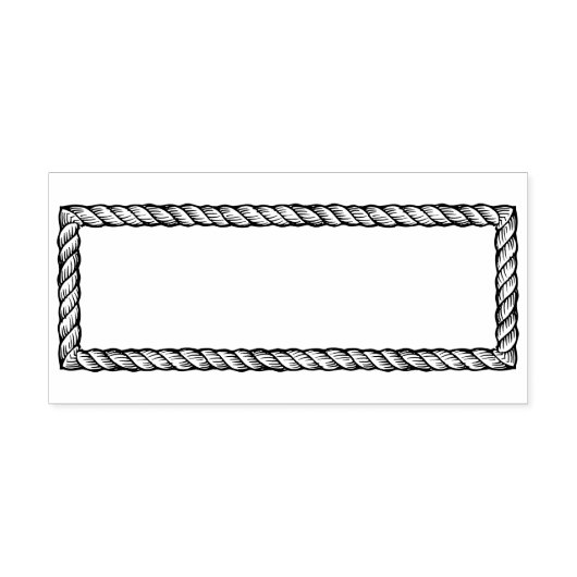 Tampons Encreurs Corde rustique simple rectangulaire 1x3 (Impression)