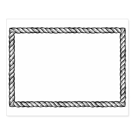 Tampons Encreurs Corde rustique simple rectangulaire 2x3 (Impression)