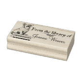 Tampons Encreurs Corgi sur livres Timbre en bois personnalisé pour  (Tampon)